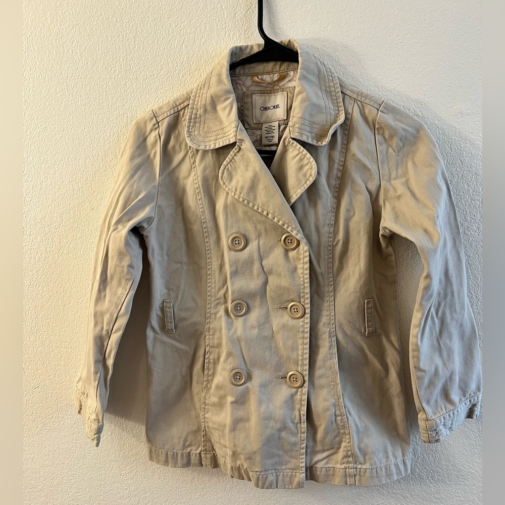 Cherokee Womens Jacket Size Medium ,Buttom Closure,100% Cotton